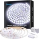 Govee White LED Strip Lights, Upgraded 16.4ft Dimmable LED Light Strip 6500K Bri