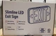 TCP Compact Exit Sign New Red LED Emergency Exit Light Sign 22743 BRAND NEW!