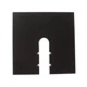 LIGHTOLIER 6060BK LYTESPAN TRACK LIGHT BASIC/ADVENT END FEED CANOPY KIT, BLACK