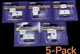 Satco S70/572 Inline Cord Switch White Finish Light Lamp ( 5-Pack ) Nos-Sealed
