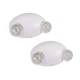 Amazon Commercial LED Emergency Light, UL Certified, 2-Pack, Adjustable Two Head