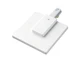 1PC Halo LZR200P Lazer Live End Feed W/Junction Box Cover, White