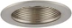 4" JESCO LIGHTING LOW VOLTAGE STEP BAFFLE TRIM SATIN CHROME FINISH (TM401STST)