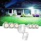 SANSI LED Motion Sensor 7000LM Security Light Outdoor 55W Backyard Floodlight
