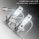 2Pcs H3 LED Fog Light Bulb Conversion Kit Super Bright White DRL Lamp 6000K 110W