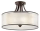 Kichler 42387MIZ Lacey 4-Light Semi-Flush in Mission Bronze