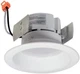 NORA Lighting NOX-43127WW ONYX White Recessed Trim, Retro Style 4'' LED