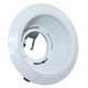 HUBBELL MARCO 4" WHITE BAFFLE W484A RECESSED LIGHTING TRIM