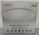 Feit Electric White 17.5W 1300 lm. Flush Mount LED Ceiling Light Fixture 3.8 L x