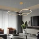 Hanging Ceiling Lamp Pendant Light Modern Fashion Dimmable Light Circular 110W