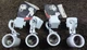 Juno T359 Line Voltage Track Head 120 VAC  Mini Swivel Universal 4 Pack NOS