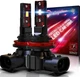 LIGHTENING DARK H11 H8 H9 LED Fog Light Bulbs 12000LM 60W 6500K Xenon White Pair