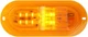 Optronics - STL75AMFB - 6in. OVAL INT MC EP2 WTHRCON FLNGE AMB - (Pack of 1)