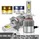 H4 LED Headlight 110W Dual Color Fog Light Bulbs White&Yellow 3000K&6000K Lamps