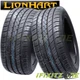 2 Lionhart LH-FIVE 245/30R22 95W Tires 40K Mileage, 320AA UTQG, Performance A/S