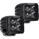 Rigid Industries Black D-Series Pro Midnight Edition Spot Lights - 202213BLK