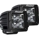 Rigid Lighting 202213BLK D-Series (Dually) Midnight Edition FOG LIGHTS
