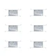 ASD New Construction Mounting Plate with Round Holes - 3/4/6 Inch Sliding Clips