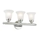 Livex Lighting 1063-05 Neptune 3-Light Bath Light, Chrome, 19 x 6.75 x 8