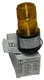Tomar MicroStrobe 490S-120-A Amber Strobe Light 120VAC Industrial - New in Box