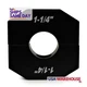 Wehrs Machine WM13125, One Black Aluminum Ballast Bracket 1-1/4In Round Performa