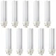 Philips PL-C 13W/830/2P CFL Light Bulb G24d-1 3000K CF13DD/830 2-Pin 10 Pack