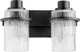 Quorum International 527-2 Lazo 2 Light 13"W Vanity Light - Black