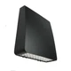 Trace Lite 25W WLZ Series Zero Uplight LED Wallpack Black