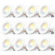 Amico 5/6 inch 5CCT LED Recessed Lighting 12 Pack, Dimmable, Damp Rated, 12.5...