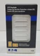 Eaton LED Steplight 2 Wallplates Included White Indoor Use Only 7739W-BX-LW