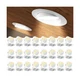 Amico 24 Pack 6 Inch 5CCT Gimbal LED Recessed Lighting, 360&deg;&90&deg; Adjus