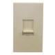 LUTRON NF-10-IV, NOVA, 120V, 16A, FLUORESCENT 3W HI-LUME LED SLIDE DIMMER, IVORY