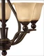 HINKLEY R5892SDY CHAMPANGE LIGHT AMBER SEEDY 6"X5" REPLACEMENT GLASS SHADE ONLY