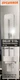 Sylvania 21110 CF18DD/835/ECO 18-Watt 3500K 2-Pin Double Tube Compact Fluorescen