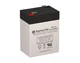 Lithonia ELB06042, 6V 4.5Ah F1 SLA Battery Replacement by SigmasTek SP6-4.5 (T1)