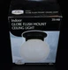 Patriot Lighting Globe Flush Mount Ceiling Light Fixture Bronze & Opal NEW NIB