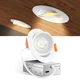 Amico 1 Pack 4 Inch 5CCT Gimbal LED Recessed Lighting, 360&deg;&90&deg;Adjusta