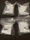 (4) Satco 80-1496 Fluorescent Plunger Socket  T8  T12 Slimline Single Pin 20GA