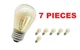 7 BULBS 11 Watt Outdoor Patio Light Bulb S14 Warm USE WITH FEIT MODEL SL20-10