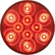 Optronics STL43RMBP 4" Round Sealed LED Lights, Red