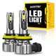 Auxito H11 H8 H16 LED Fog Light Kit 6500K Super Bright Lamp Bulbs 110W Fanless A