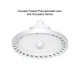 Hubbell Industrial Lighting Round UFO LED High Bay CRN-40MX-EDU-FP-OCS,  240