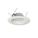 Nora Lighting NOXAC-563230WW/HL 5/6" ONYX LED Baffle Retrofit Trim, White, 3000K