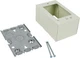Legrand Wiremold V5744S Switch Receptacle Box 2 1/4" Deep Ivory Metal