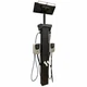 Breez-Ev Evc-Sfl-20W-40K-Bk-G2 Ev Ready Solar Flood Light Fixture, 26" D