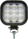Optronics 4 1/2" 9 Diode LED Square Work Utility Light Flood Beam TLL50FB