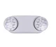 Commercial Electric Oval 11W Equivalent Integrated LED White Emergency Light 2PK