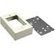 1PC Wiremold V5741 Device Box, 1-Gang, 500/700 Series, Ivory