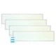 Luxrite 1x4 FT LED Flat Panel Light 30/35/40W 3 CCT 3750/4375/5000 Lumens 4 Pack