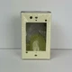 Legrand Wiremold V5744S Switch Receptacle Box2 1/4" Deep Ivory Metal